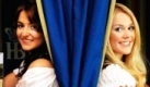 Die Jungbäuerinnen Karin (links) und Lysann posieren im Hofbräuhaus in München bei der Präsentation des Jungbauernkalenders German Girls Edition 2010. Foto: ddp