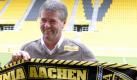 Trainer Friedhelm Funkel will mit Alemannia Aachen «unten rauskommen». Foto: dpa