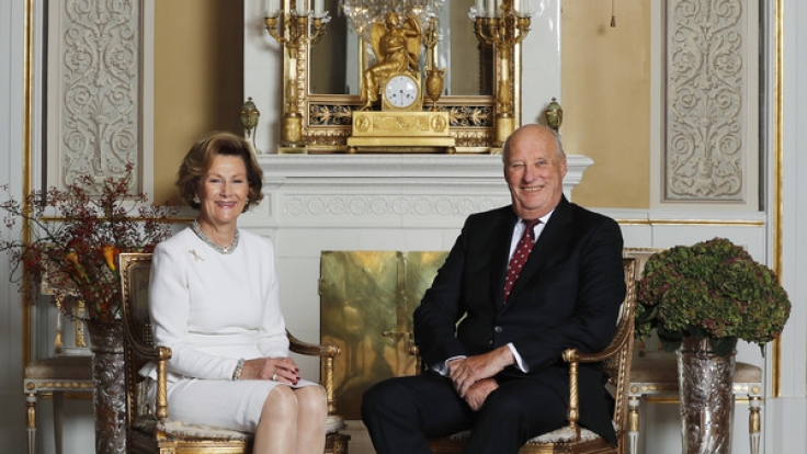 König Harald von Norwegen erfreut sich entgegen einer Nachrichtenmeldung bester Gesundheit.