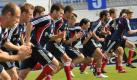 Die Spieler des FC Bayern werden im Trainingslager hart rangenommen. Foto: dpa