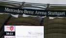 5. Mercedes-Benz-Arena - Stuttgart (60.100) - VfB Stuttgart 
Fußball Testspiel VfB Stuttgart - FC Arsenal (England) am Mittwoch (30.07.2008) in der Mercedes-Benz Arena Stuttgart. Der Schriftzug mit dem neuen Namen Mercedes-Benz Arena Stuttgart ist zum ersten Mal bei diesem Spiel im Stadion angebracht. Foto: Bernd Weißbrod dpa/lsw +++(c) dpa - Bildfunk+++  Foto: dpa