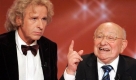 Ich nehme diesen Preis nicht an. Das sa! Die Wutrede von Bcher-Nrgler Marcel Reich-Ranicki bei der Verleihung des Deutschen Fernsehpreises am 12. Oktober war der Aufreger des Fernsehjahres. Thomas Gottschalk konnte nur noch pikiert gucken. Foto: ap