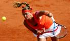 Die Tschechin Petra Kvitova spielt in der vierten Runde des French-Open-Tennisturniers in Paris gegen Na Li aus China. Die Chinesin schlug Kvitova mit 2:6, 6:1 und 6:3. Gute Chancen auf einen Turniersieg rechnet sich die Deutsche Andrea Petkovic aus. Geschafft hat sie es bis jetzt ins Achtelfinale. Foto: dapd