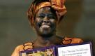 Wangari Maathai, die erste afrikanische Nobelpreisträgerin, ist tot. Die Umweltschützerin starb gestern mit 71 Jahren an einem Krebsleiden. Maathari erhielt 2004 den Friedensnobelpreis für ihr Umweltengagement in ihrem Heimatland Kenia.  Foto: dapd