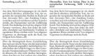 Auch bei einem Artikel der Neuen Zürcher Zeitung (NZZ) soll Guttenberg abgeschrieben haben. Plagiatsgutachter Dr. Stefan Weber hat insgesamt acht Stellen entdeckt, an denen unzitiert aus der NZZ abgeschrieben wurde. Foto: Dr. Stefan Weber