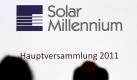 Der wirtschaftlich angeschlagene Solarkraftwerk-Hersteller Solar Millennium hat Insolvenz beantragt . Foto: Daniel Karmann  Foto: dpa