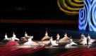 Lebanese dancers perform during the last rehearsal during the preparations for the opening ceremony of the Sixth Francophone games, at the city sportive stadium, in Beirut, Lebanon, on Saturday Sept. 26, 2009. About 3000 sportive and cultural participants from different Francophone countries will attend the Sixth Francophone games in Lebanon from September 26 to October 6, 2009. (AP Photo/Hussein Malla) Foto: ap