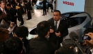 Da hilft es auch nichts, dass bunte Phantasiefiguren über die Plakate fliegen und Werbung für eine Messe machen, für die sich scheinbar nicht einmal die lokale Branche ernsthaft interessiert. Dabei kommt die japanische Autoindustrie nach schweren eineinhalb Jahren gerade erst mühsam wieder auf die Räder... Foto: press-inform