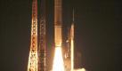 Japan hat erfolgreich eine Trägerrakete mit vier Satelliten ins All geschossen. Foto: Mitsubishi Heavy Industries Foto: dpa