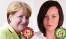 Wer hat mehr Sex-Appeal - Angela Merkel oder Yvonne Ploetz? Foto: news.de/dpa (Montage)