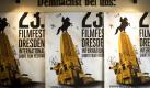 Beim 23. Filmfest in Dresden wurde an diesem Wochenende die Trophäe Goldener Reiter mehrfach vergeben. Gekürt wurden die besten Kurzfilme national und international. International gingen die dotierten Auszeichnungen unter anderem nach Kanada, Frankreich und Italien. Insgesamt besuchten laut Veranstalter 16.500 Filmfans das Festival in Dresden. Foto: dpa