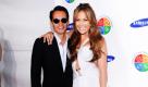 Sänger Marc Anthony und Ehefrau Jennifer Lopez haben bei der Samsung Hope For Children Gala in New York offensichtlich ihren Spaß. Foto: ap