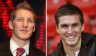 Der eine spielt bei einem Weltverein, der andere in einem Dorfklub: Bastian Schweinsteiger ist Stammspieler bei Bayern München, während sein älterer Bruder Tobias über die dritteLiga nicht hinaus kam. Er kickt bei der Spvgg Unterhaching. Foto: dpa