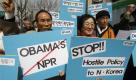 Obamas Abrüstungspläne sind geschichtsträchtig. In Südkorea stößt das Vorhaben allerdings auf wenig Gegenliebe. Die Demonstranten glauben, dass die Pläne Israel und Indien Tür und Tor für die Stationierung von Atomwaffen öffnen. Foto: ap