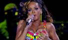 Rihanna packt während ihres Auftritts in London ordentlich an. Die Sängerin beeindruckte mit knappen Outfit und «ergreifender» Performance in der ausverkauften O2-Arena. Foto: dapd