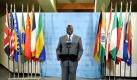 Südsudans Vizepräsident Riek Machar im Hauptquartier der Vereinten Nationen in New York. Foto: dpa