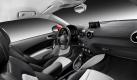 So wird auch eine modifizierte Version des neuen Bediensystems MMI in den kleinsten Audi Einzug halten. Der große Multifunktionsbildschirm klappt sich aus der Oberseite des Armaturenbretts aus. Wer sich für das Radiopaket Concert entschieden hat, kann das System mit einem Navigationsmodul aufrüsten. Die erforderliche Hardware ist im Radio bereits eingebaut. Foto: press-inform