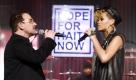Bono und Rihanna. Foto: ap