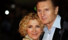 ** CORRECT FIRST NAME IN SECOND SENTENCE -- FILE ** In an Oct. 17, 2008 file photo actors Liam Neeson, right, and partner Natasha Richardson arrive for The Times BFI London Film Festival in London. Published reports say actress Natasha Richardson is in critical condition after a skiing accident in Canada Monday March 16, 2009. (AP Photo/Joel Ryan/file) Foto: ap