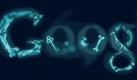 Die Entdeckung der Röntgenstrahlung ehrt heute Google mit einem Google Doodle. Foto: Google