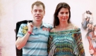 Comedian Michael Mittermeier schaute sich mit seiner Ehefrau Gudrun den Film an.
 Foto: ddp