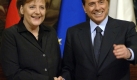 Silvio Berlusconi und die Frauen. Hier spricht er mit Bundeskanzlerin Angela Merkel in Rom. Im letzten Wahlkampf war er weniger freundlich: Die Linke hat keinen Geschmack, selbst bei Frauen nicht. Unsere Frauen (die konservativen Kandidatinnen) sind schner. Ich sage das, weil es im Parlament keine Konkurrenz gibt. Foto: ddp