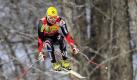 Ivica Kostelic setzt sich in Krasnaja Poljana in der Kombination durch. Foto: Helmut Fohringer Foto: dpa