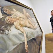 Porträts von Lucian Freud in London (Foto)