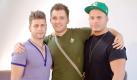Weiter sind auch Soultrip. Ihre Mentorin beschreibt die Kombo aus Nunzio, Blago und Martin (von links) als «drei gutaussehende Jungs, die singen können». Foto: Vox/Nady El Tounsy