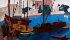 Ein seltenes Ölgemälde des deutsch-amerikanischen Malers Lyonel Feininger (1871-1956) ist in Paris für mehr als 5,7 Millionen Euro versteigert worden. Damit hat das Werk Hafen von Swinemünde in Europa den Höchstpreis für eine Malerei dieses Künstlers erzielt. Geschätzt wurde das Kunstwerk zuvor auf einen Wert von 1,5 bis 2 Millionen Euro.  Foto: dpa