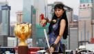 Im chinesischen Hongkong findet momentan das Comic-Festival statt. Zu diesem Anlass tragen viele Teilnehmer ein sogenanntes cosplay:Sie stellen Figuren aus Animes oder Mangas durch Kostüme und Verhalten originalgetreu nach. Der Begriff cosplay ist eine Abkürzung des englischen Begriffs costume play und wurde von Nobuyuki Takahashi im Jahre 1983 erstmals verwendet. Foto: dapd
