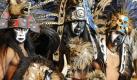 Die mexikanische Gruppe 'Grupo Calli' posiert am Mittwoch (02.12.09) in Hannover im Vorfeld der Messe 'Pferd und Jagd' waehrend eines Fototermins. Ueber 700 Aussteller aus 25 Nationen stellen auf der Messe 'Pferd und Jagd' von Donnerstag (03.12.09) bis Sonntag (06.12.09) auf dem Messegelaende in Hannover aus. Foto: Nigel Treblin/ ddp Foto: ddp