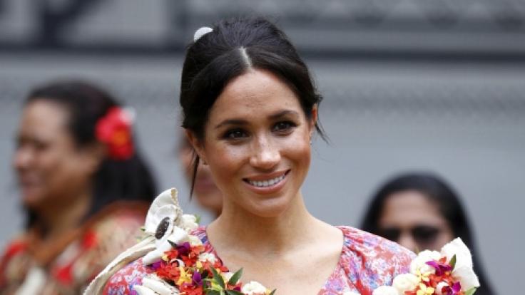 Meghan, Herzogin von Sussex, musste in Suva wegen Sicherheitsbedenken vom Markt entfernt werden.