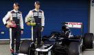 Der Rennwagen FW34 vom Team Williams mit den Fahrern Pastor Maldonado (l) und Bruno Senna. Foto: Julio Munoz Foto: dpa