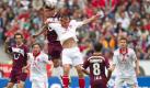Hannover 96 beendet seine großartige Saison mit einem Erfolg. Gegen den 1. FC Nürnberg gewannen die Niedersachsen mit 3:1 und sicherten sich damit Rang vier. Hier behielt Hannovers Torschütze Karim Haggui (links) die Ballhoheit gegen Nürnbergs Christian Eigler.
 Foto: dpa