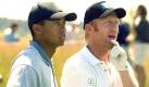Neben Pokern geht Boris auch gerne Golfen - wie hier bei einem Turnier 2002 mit Tiger Woods. Foto: dpa