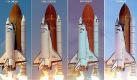 Von den fünf Space Shuttles Columbia, Challenger, Discovery, Atlantis und Endeavour verlor die Nasa zwei bei Unfällen, 2003 die Columbia und schon 1986 die Challanger. Discovery, Atlantis und Endeavour werden im Herbst eingemottet. Foto: wikipedia, Bricktop