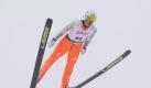 Tino Edelmann lag nach dem Springen noch auf dem zweiten Platz, fiel dann aber weit zurück. Foto: Terje Bendiksby Foto: dpa