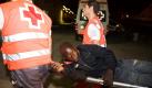 An illegal Subsaharan inmigrant is helped by Red Cross at Motril port after Spanish Sea Rescue intercepted a small boat with 42 illegal Subsaharan immigrants sailing near Motril coast, in Granada, Southern Spain, on 17 June 2010. There were three women and a baby in the boat. EPA/PAQUET +++(c) dpa - Bildfunk+++


 Foto: dpa