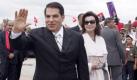 14. Januar 2011: Präsident Ben Ali flieht aus Tunesien und bekommt Asyl in Saudi-Arabien. Die Tunesier wollten sich nicht mehr abfinden mit ihrem Langzeitherrscher, seiner verhassten Frau Leila Trabelsi und deren als korrupt verschriener Familie. Foto: dpa