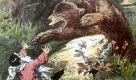 Ein Märchen voller Klischees und Tugenden ist Schneeweißchen und Rosenrot - das sind die artigen Mädchen, der beschützerhafte Bär und der gierige Zwerg. Foto: Wikipedia