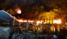 Das Marriott Hotel im pakistanischen Islamabad steht nach einem Bombenangriff im September 2008 lichterloh in Flammen. Gerichte verurteilten jetzt eine einzelne Person für mehrer der größten terroristischen Anschläge der letzten drei Jahre, unter anderem auch diesem in der Hauptstadt des Landes. Foto: ap