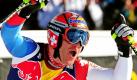 Der Schweizer Skirennfahrer Didier Cuche hat zum vierten Mal den Abfahrts-Klassiker in Kitzbühel gewonnen und damit den Rekord des Österreichers Franz Klammer egalisiert. Cuche siegte in der österreichischen Alpin-Hochburg mit fast einer Sekunde Vorsprung vor Bode Miller aus den USA und dem Franzosen Adrien Theaux. Foto: dpa
