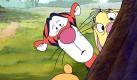 Die Freunde (von oben) Rabbit, Tigger, Winnie Puh und Ferkel blicken in dem neuen Kinofilm 'Heffalump - ein neuer Freund für Winnie Puuh' verunsichert hinter einem Baumstamm hervor (Szenenfoto). Die Einwohner des Hundertmorgenwaldes sind in heller Aufregung, als sie eines Morgens riesige Fußstapfen entdecken. Also machen sich Winnie Puh, Rabbit, Tigger, Ferkel und der Rest der Gemeinschaft auf die Suche nach dem vermeintlichen Ungeheuer. Doch sie finden einen neuen Freund, das lilafarbene Heffalump Lumpi... Der Film basiert auf dem Kinderbuchklassiker von A.A. Milne. Starttermin des Zeichentrickabenteuers für die ganze Familie: 31.03.2005. Foto: Buena Vista dpa (zu 'dpa-Kinostarts' vom 24.03.2005 - ACHTUNG: Verwendung nur für redaktionelle Zwecke im Zusammenhang mit der Berichterstattung über diesen Film!) +++(c) dpa - Bildfunk+++
pixel Foto: dpa
