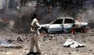 Eine Autobombe explodierte heute in der somalischen Hauptstadt Mogadishu vor einem Regierungsgebäude. Mindesten 50 Menschen wurden dabei getötet, weitere 20 Menschen teils schwer verletzt. Zum Anschlag bekannte sich die radikalislamische Shebab-Miliz. Foto: dapd