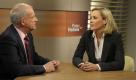 Bei Peter Hahne gibt First Lady Bettina Wulff ihr erstes TV-Interview. Foto: ZDF