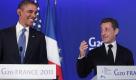 FILE - In this Nov. 3, 2011 file photo, U.S. President Barack Obama, left, and French President Nicolas Sarkozy make statements to reporters after their meeting at G20 Summit in Cannes. French President Nicolas Sarkozy, who has labored to improve French relations with Israel, said he 'can't stand' Israeli Prime Minister Benjamin Netanyahu and called him a liar in a conversation with President Barack Obama. (AP Photo/Charles Dharapak, File) Foto: dapd