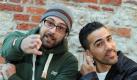 Die Rapper Sido (l) und Bushido gehen auf Kuschkurs - der Geschäfte wegen. Foto: Britta Pedersen Foto: dpa
