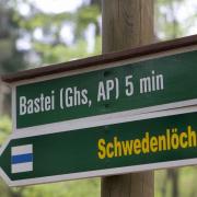 Felsbrocken in der Sächsischen Schweiz abgestürzt (Foto)