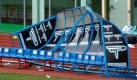 A damaged coach bench in the 'Massimino' Stadium in Catania, Friday, 09 February 2007. The Italian interior ministry Thursday ordered five Serie A weekend games to be played behind closed doors following security norms contained in an anti-hooligan government decree, repubblica.it reported. Only the stadiums in Rome, Turin, Genoa, Palermo and Cagliari were deemed safe, while five other Sunday games will be without public, including the home ties of AC Milan and Fiorentina, respectively against Livorno and Udinese. Leaders Inter Milan will play away to Chievo in an empty stadium in Verona.
 Foto: dpa